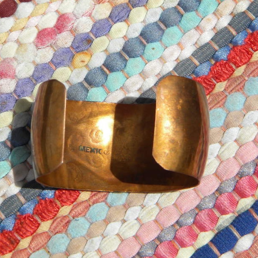 copper cuff bracelet - Picture 2 of 6